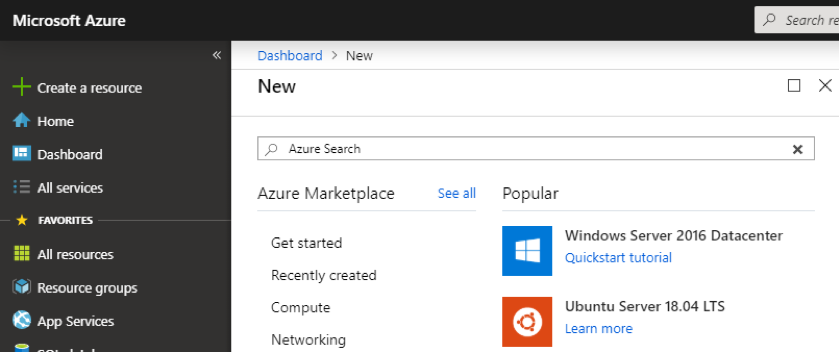 New_Azure_Search_Service