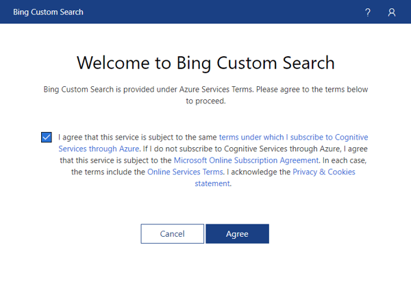 Bing Custom Search