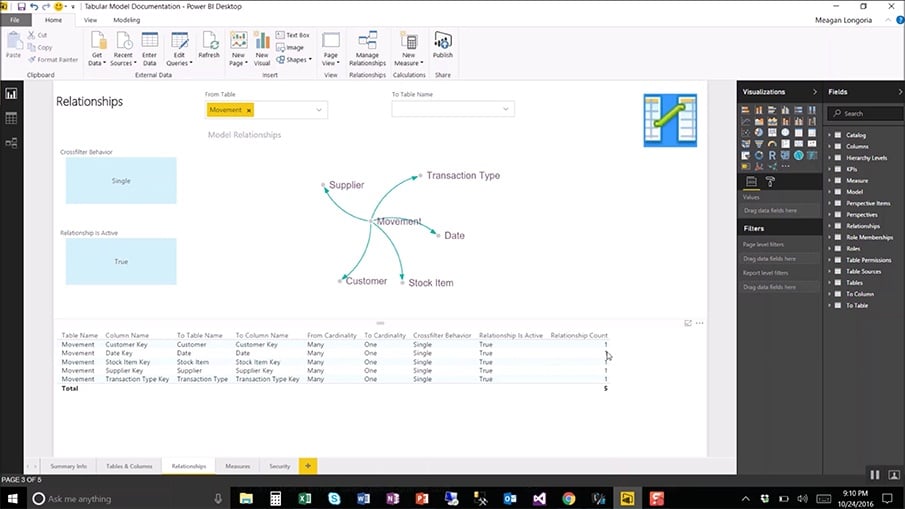 Demo Day: Document Your Tabular Model with Excel or Power BI